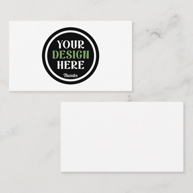 Bulk Custom Logo Company Employee Appreciation  Calling Card (Front/Back)