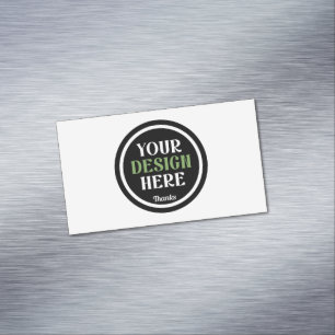 Bulk Custom Logo Company Employee Appreciation  Magnetic Business Card