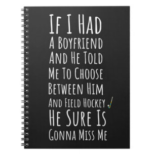 Bulk Field Hockey Gifts For Her Sports Team Player Notebook