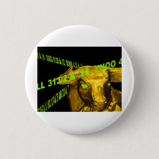 Bull 6 Cm Round Badge