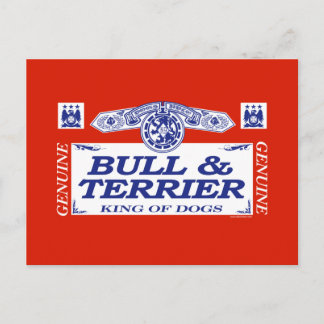Bull And Terrier Postcard