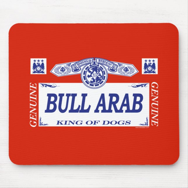 Bull Arab Mouse Mat (Front)