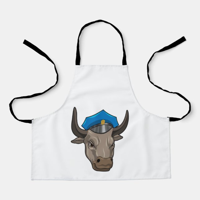 Bull as Police officer Police Apron (Front)