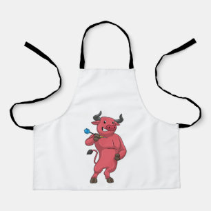 Bull at Darts with Dart Apron