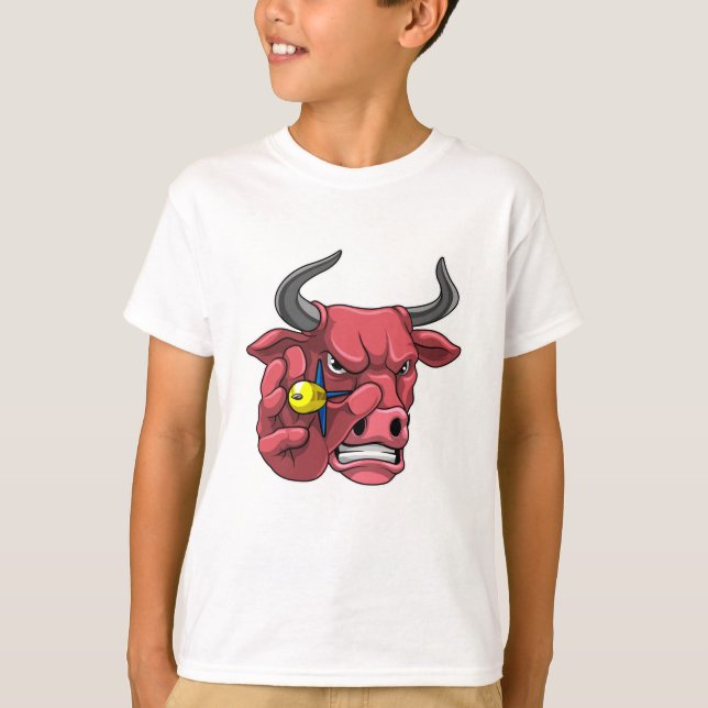 Bull at Darts with Dart T-Shirt (Front)