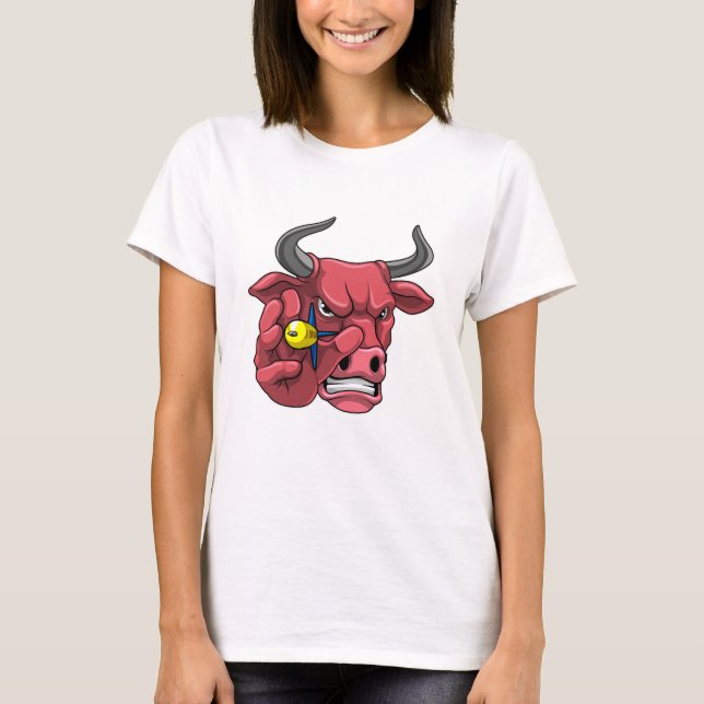 Bull at Darts with Dart T-Shirt (Front)