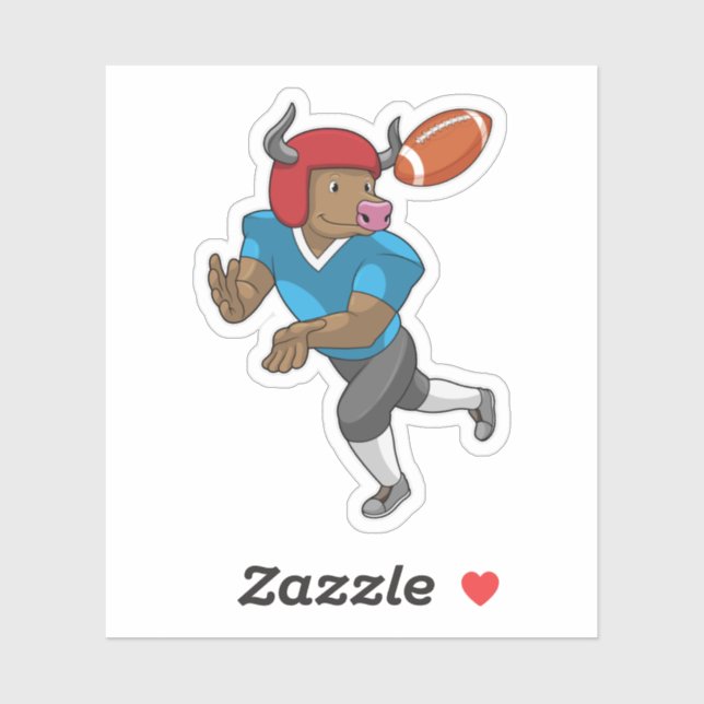 Bull at Football Sports (Sheet)