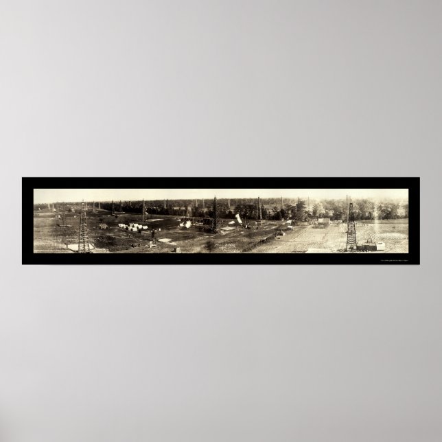 Bull Bayou Oil LA Photo 1919 Poster (Front)