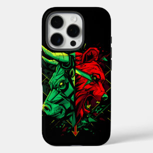 Bull Bear Duel Forces iPhone 16 Pro Case