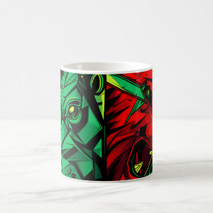 Bull Bear Duel Forces  Coffee Mug