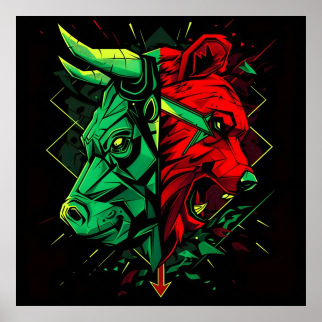 Bull Bear Duel Forces  Poster (Front)
