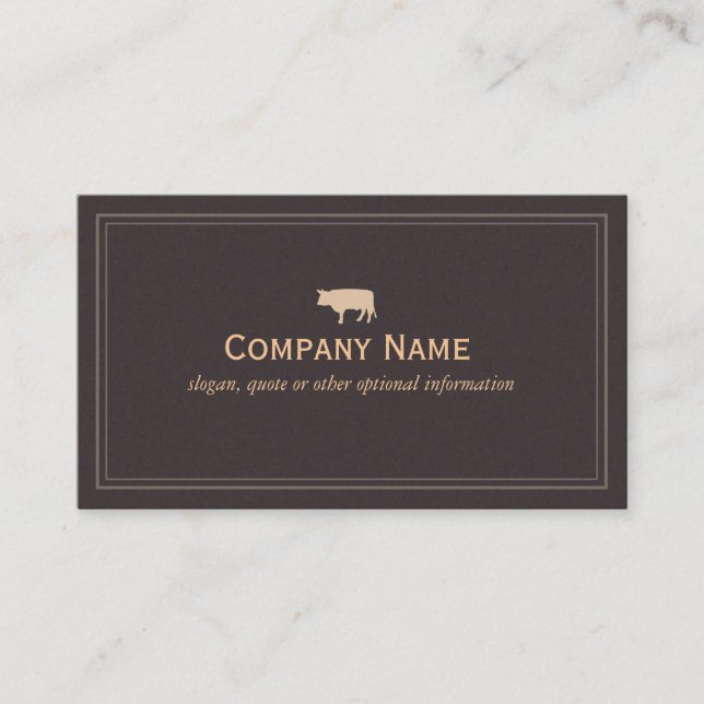 Bull Business Card (Front)