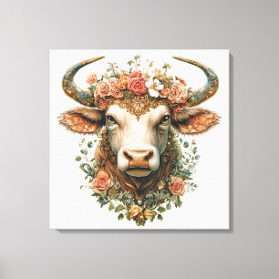 Bull Canvas Art