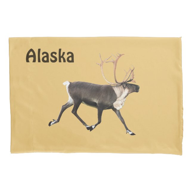 Bull Caribou Pillowcase (Front)