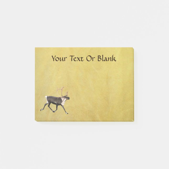 Bull Caribou Post-it Notes (Front)