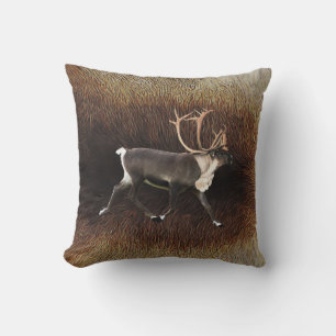Bull Caribou (Reindeer) Cushion