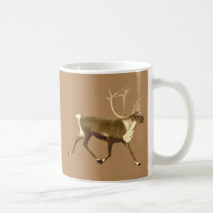 Bull Caribou - Sepia Coffee Mug