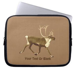 Bull Caribou - Sepia Laptop Sleeve