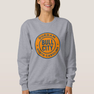 Bull City Durham North Carolina Round Badge – Bold Sweatshirt