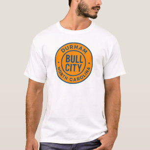 Bull City Durham North Carolina Round Badge – Bold T-Shirt