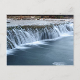 Bull Creek Waterfall, morning in Austin Texas Postcard
