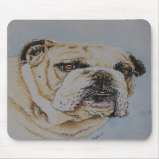 Bull dog Mouse pad