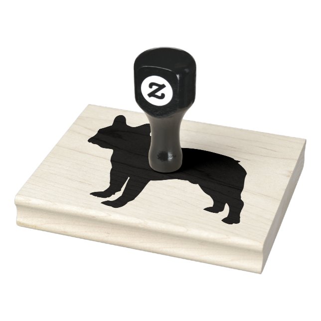 Bull Dog Rubber Stamper, 4" x 5" Rubber Stamp (Stamp)