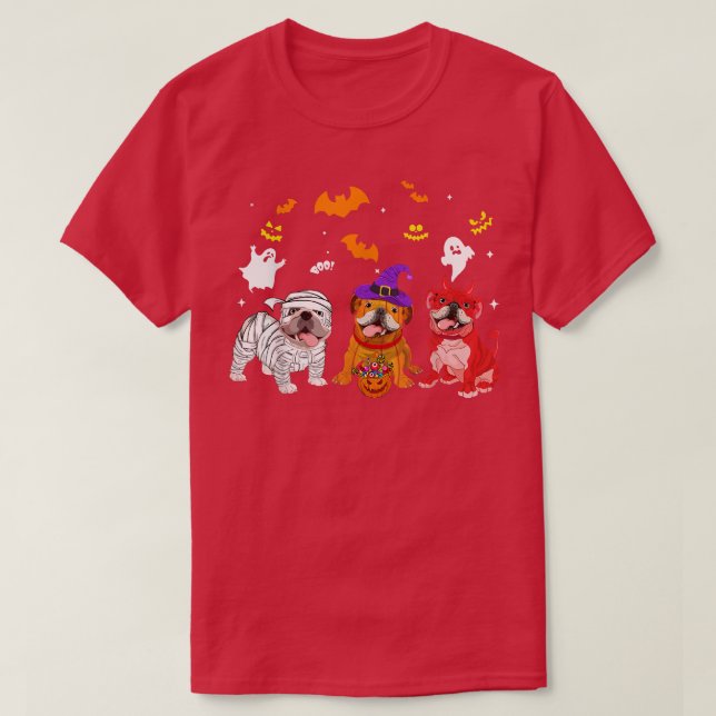 Bull Dog  T-Shirt (Design Front)