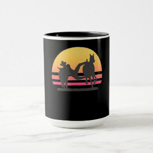 Bull Dogging Steer Wrestling Lover Costume Gift Mug