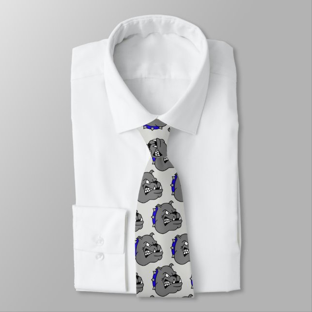 Bull Dogs Neck Tie (Tied)