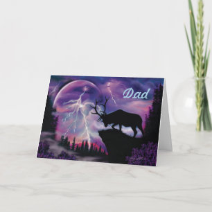 Bull Elk Card