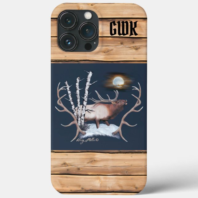 Bull Elk Case-Mate iPhone Case (Back)