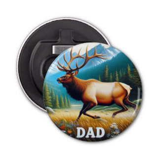Bull Elk Dad Bottle Opener