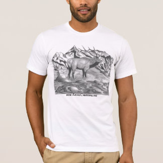Bull elk final, www.LarasCreations.net T-Shirt