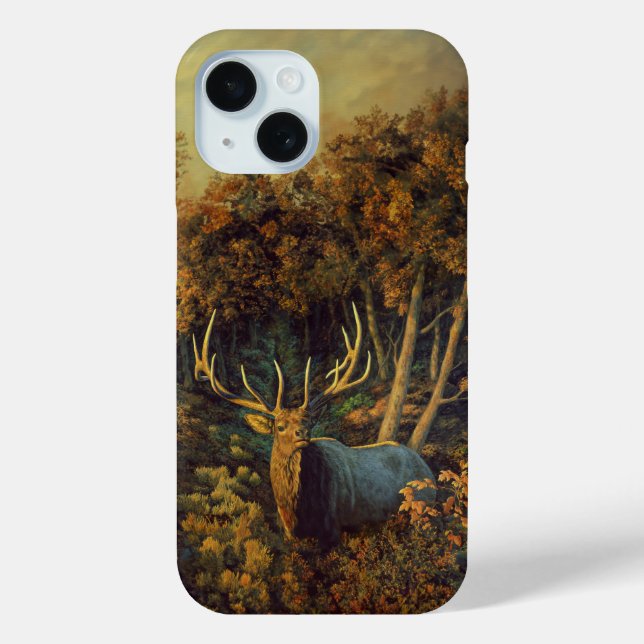 Bull Elk in Autumn Case-Mate iPhone Case (Back)