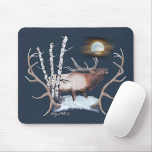 Bull Elk Mouse Mat