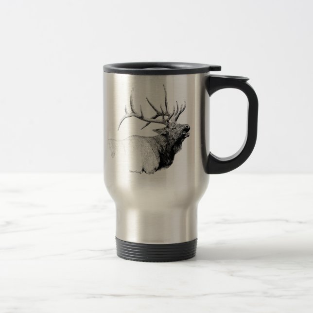 Bull Elk Mug (Right)