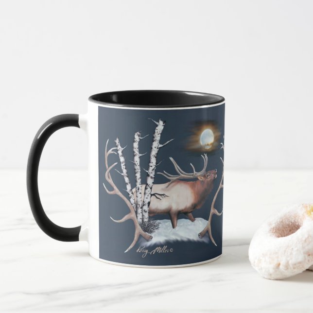 Bull Elk Mug (With Donut)