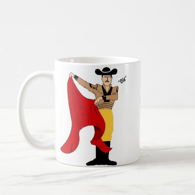 Bull Fighter Coffee Mug (Left)