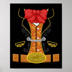 Bull Fighter Costume Men Women Children Matador  Poster