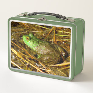 Bull Frog Metal Lunch Box