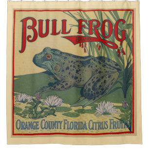Bull Frog Shower Curtain