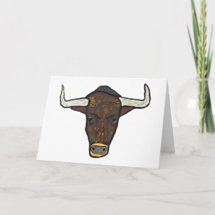 Bull Head Card