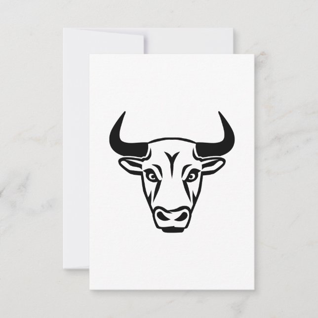 Bull head horns (Front)