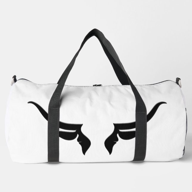 Bull Horns  Duffle Bag (Front)