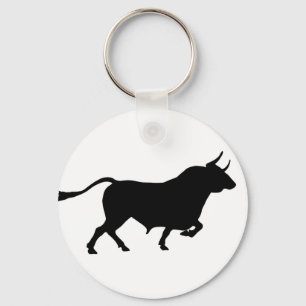 Bull Image Key Ring