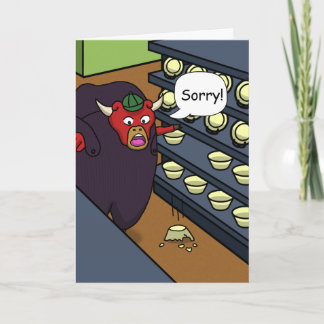 Bull in a China Shop Card