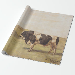 Bull in a Swiss Landscape (by Ferdinand Hodler) Wrapping Paper