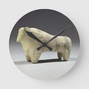 Bull in the Ubaid style, c.4000-3500 BC (terracott Round Clock