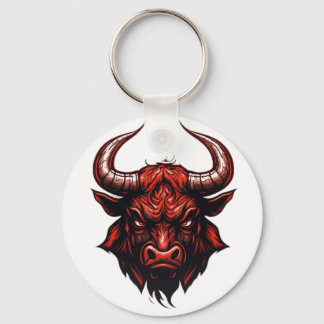 Bull Keychain